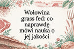 Ilustracyjna strona tytułowa dotycząca wołowiny z pastwisk