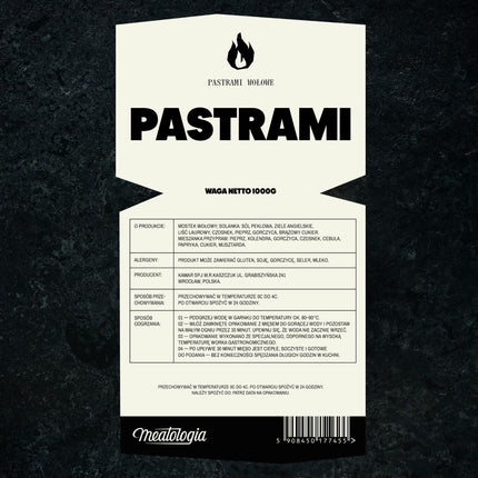 Pastrami wołowe